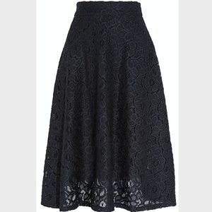DKNY | Floral Lace Skirt